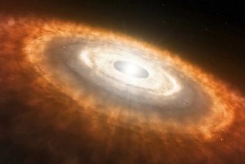 احتمال تشکیل سیاره‌های سنگی در محیط تشعشع شدید