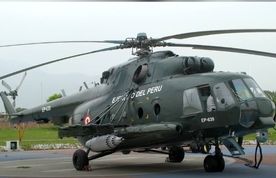 سقوط بالگرد نظامی Mi-17 در پرو با ۱۵ کشته