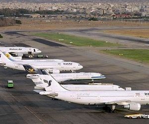 توقف ۹۰ درصد هواپیماها در پارکینگ فرودگاه‌ها
