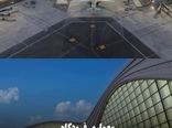 معماری فرودگاه Zayed International Airport با الهام از تپه‌های شنی
