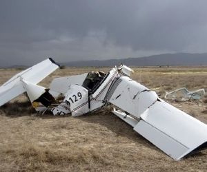 گزارش اولیه سانحه مورخه 1400/02/21 هواپیمای فوق سبک در فرودگاه اراک