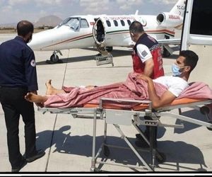پرواز آمبولانس هوایی ترکیه برای انتقال شهروند این کشور از تبریز 