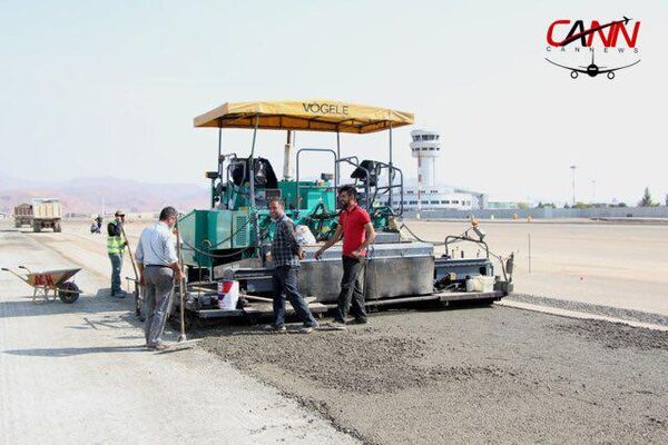 پروژه توسعه اپرون فرودگاه تبریز در مسیر پیشرفت