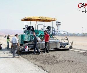 پروژه توسعه اپرون فرودگاه تبریز در مسیر پیشرفت