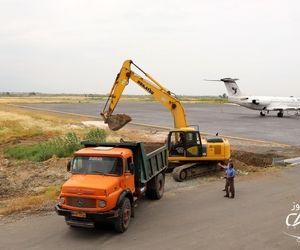 آغاز عملیات اجرایی پروژه توسعه اپرون فرودگاه گرگان