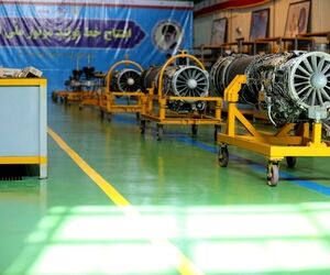 افتتاح خط تولید موتور توربوجت ملی 
