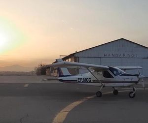 سقوط هواپیما آموزشی در قزوین 