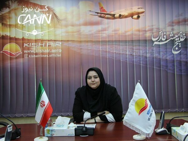 مصاحبه با مدیرعامل نام‌آشنای هواپیمایی کیش، دکتر فرزانه شرفبافی