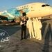 پرسنل خدمات زمینی ایران ایر در خط مقدم ویروس کرونا با پرواز چایناساترن
