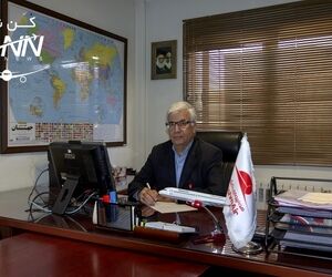 مصاحبه با آقای افشار معاون بازرگانی و عملیات زمینی هواپیمایی قشم در خصوص پرواز های اربعین