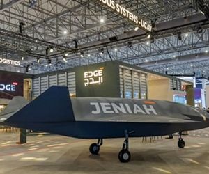 رونمایی امارات متحده عربی از هواپیمای بدون سرنشین خود با نام «جنیه»+تصویر