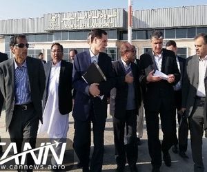 افتتاح ترمینال داخلی فرودگاه ایرانشهر با حضور معاون اول رییس جمهور