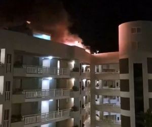 سقوط بالگرد «مسروقه» روی سقف هتلی لوکس در استرالیا +فیلم
