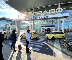 خودکشی نافرجام تبعه بلغارستانی در فرودگاه بوگوتا +فیلم