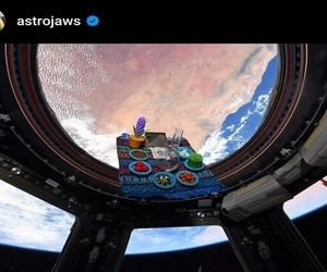 تصویر خارق‌العاده سفره هفت‌سین در فضا!