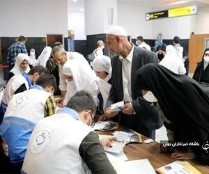 استقرار تیم سنجش سلامت حجاج در فرودگاه شیراز