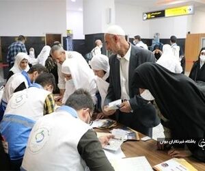 استقرار تیم سنجش سلامت حجاج در فرودگاه شیراز