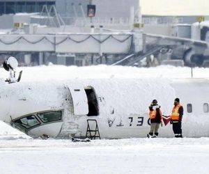 دلتا ایرلاینز به مسافران هواپیمای واژگون شده در تورنتو ۳۰ هزار دلار غرامت می‌دهد

