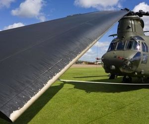 کاهش صدای ملخ هلیکوپتر با استفاده از  spoiler 
