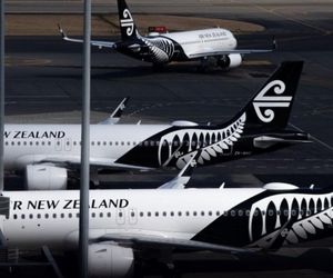 اندازه‌گیری وزن مسافران هواپیمایی نیوزیلند قبل از پرواز