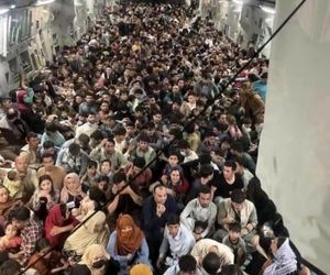 تصویری از داخل C17 گلوبمستر نیروی هوایی ارتش ایالات متحده آمریکا