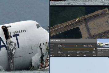 ۲ کشته بر اثر برخورد هواپیمای باری امارات با خودروی فرودگاه و خروج از باند