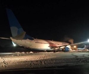 خروج بویینگ ۷۳۷ روسی از باند