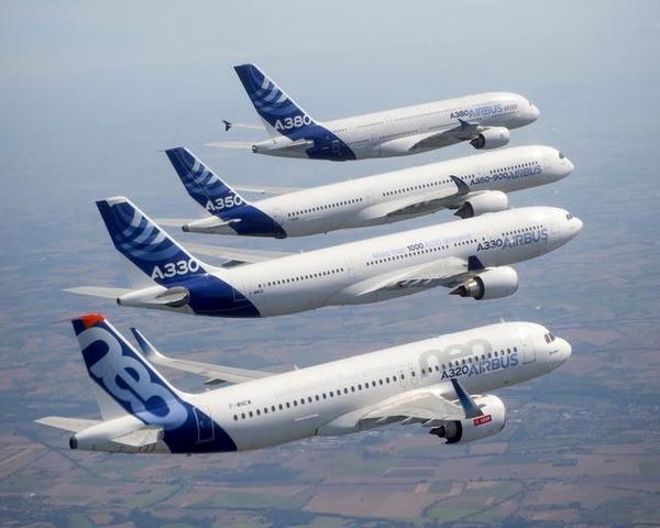 خرید بزرگ ۵۰۰ فروندی چین از ایرباس 


