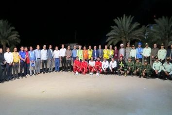 مانور کامل طرح اضطراری فرودگاه شهدای طبس برگزار شد 