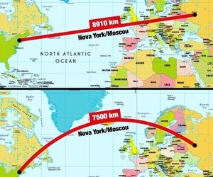 چرا هواپیماها در مسیر مستقیم پرواز نمی‌کنند؟
