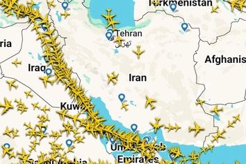 آسمان مرکز و نیمه غربی کشور برای پروازهای عبوری بین المللی باز است