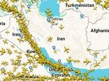 آسمان مرکز و نیمه غربی کشور برای پروازهای عبوری بین المللی باز است