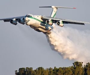 پرواز ایلیوشین‌ها تا خاموشی کامل آتش جنگل الیت ادامه دارد