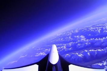 هواپیمای فضایی به سرعت فراصوت دست یافت