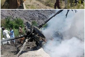 سقوط هلیکوپتر ارتش در شمال پاکستان با پنج کشته