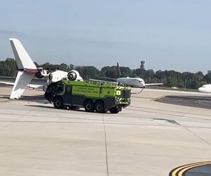 برخورد دو هواپیما در «آتلانتا» آمریکا +تصاویر