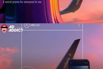 یکی از خلاقانه‌ترین کمپین‌های تبلیغاتی در آسمان!