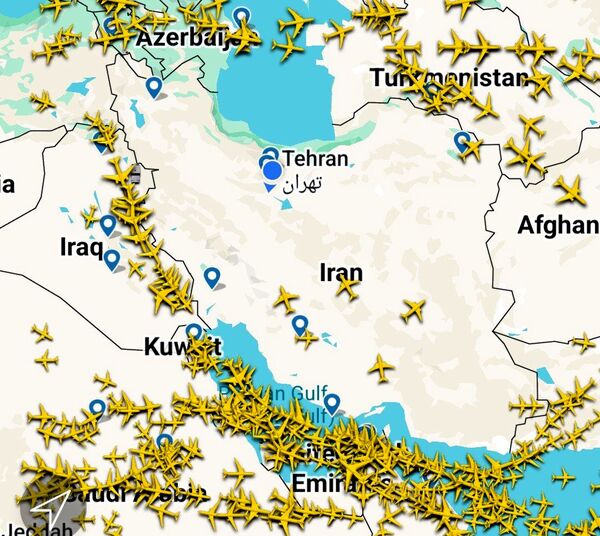 بازگشایی مشروط فضای هوایی غرب ایران در ارتفاع بالا

