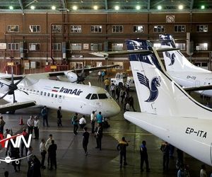 لندینگ ATR هما در فرودگاه همدان