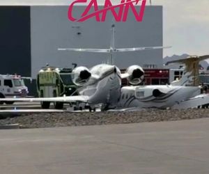 برخورد جت شخصی با هواپیمای پارک شده در فرودگاه آریزونا
