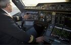 ارائه نخستین A350 XWB با صفحه نمایش لمسی کاکپیت