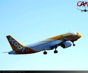 هواپیمایی scootاولین فروند ایرباس ٣٢٠نئوی خود را تحویل می گیرد.