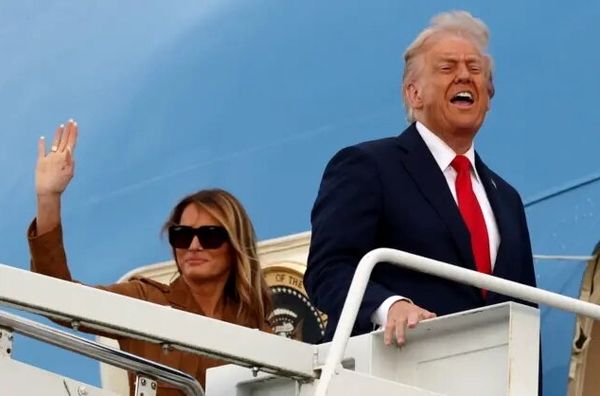 فرود اضطراری هلیکوپتر «مارین وان» دونالد ترامپ 