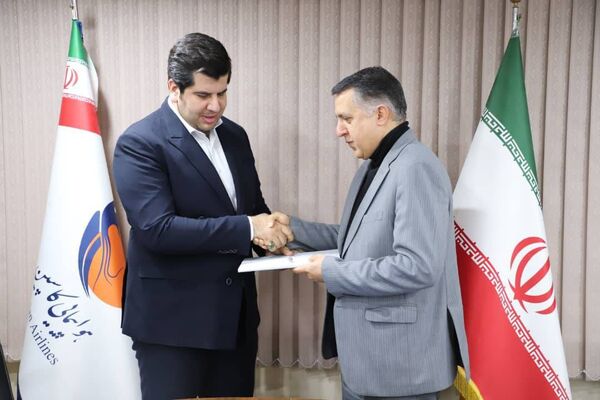 انتصاب معاون منابع انسانی و پشتیبانی شرکت هواپیمایی کاسپین