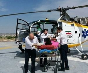 اعزام بالگرد برای انتقال مجروحان از طارم و قیدار به زنجان
