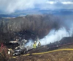 سقوط یک جت شخصی در ویرجینیا آمریکا