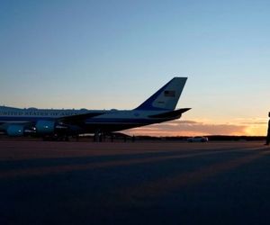 مردی به طور غیرقانونی وارد پایگاه هواپیمای رئیس‌جمهوری آمریکا شد