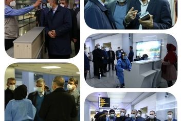 بازدید مدیر عامل شهر فرودگاهی امام خمینی از ترمینال مسافری 