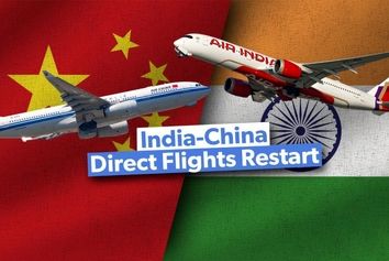 ازسرگیری پروازهای مستقیم هند و چین بعد از پنج سال