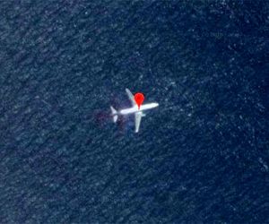 یک تصویر GoogleMap که ادعا شده بود از هواپیمای ناپدید شده MH370 مالزی است با بررسی های یک کارشناس رد شد